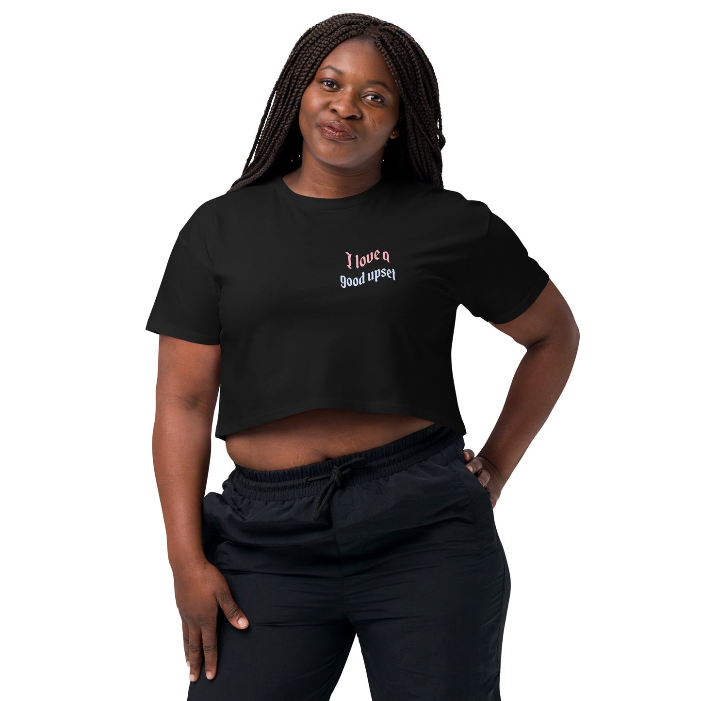 'I love a good upset' Crop Top